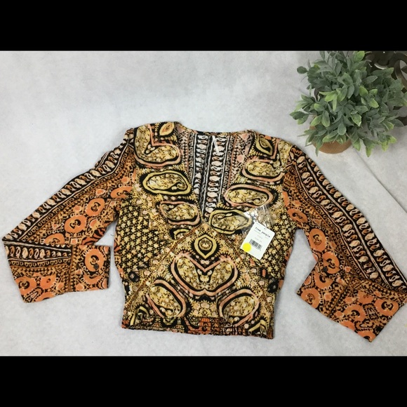 Free People Wild and Free Cropped Blouse - Picture 3 of 8